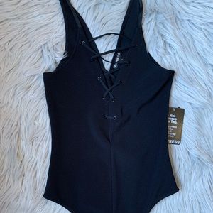 Express Bodysuit NWT Black XS